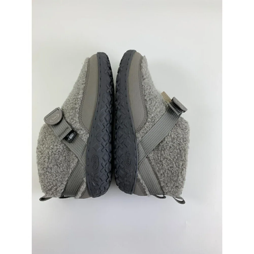 BOGO Chaco Ramble Fluff Ankle Bootie Light Gray NEW Adjustable JCH180350 Kids 5
